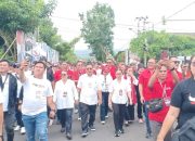 Diiringi Tarian Adat, PDIP Kawal Pendaftaran Robby Dondokambey – Vanda Sarundajang