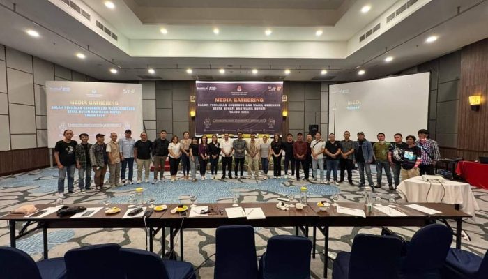 KPU Minahasa Gelar Media Gathering Pengelolaan Logistik Pilkada