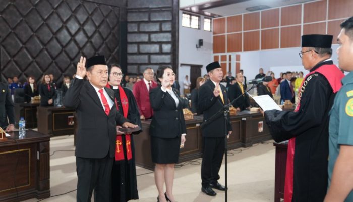 Pimpinan DPRD Minahasa Resmi Dilantik, Tugas Kolaborasi Menanti