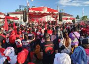 Tondano Merah, Ribuan Warga Semarakkan Kampanye Akbar RD-VASUNG