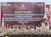 Hitung Hasil Pilkada di Minahasa, KPU Gelar Rapat Pleno Terbuka