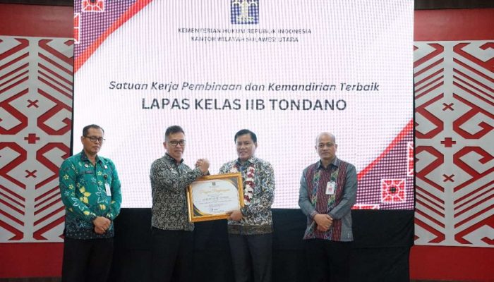 Pelayanan Terbaik, Lapas Tondano Raih Tiga Penghargaan di Refleksi Akhir