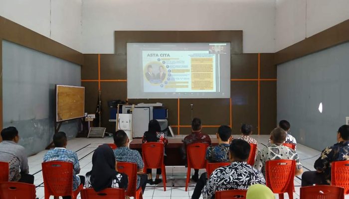 Lapas Tondano Ikuti Arahan dari Dirjen Pas Secara Virtual