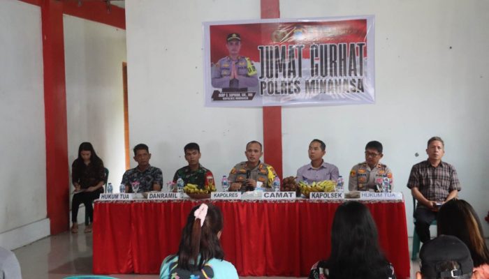 Jumat Curhat, Kapolres Minahasa: Stop Mabo, Bawa Sajam, Baka-Bakalae