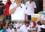 Bupati Minahasa Kunjungi Korban Banjir dan Berikan Bantuan