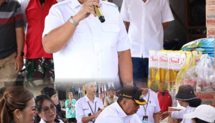 Bupati Minahasa Kunjungi Korban Banjir dan Berikan Bantuan