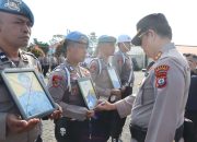 Polres Minahasa Gelar Upacara PTDH terhadap Tiga Personel, Tegaskan Komitmen Jaga Marwah Institusi