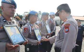 Polres Minahasa Gelar Upacara PTDH terhadap Tiga Personel, Tegaskan Komitmen Jaga Marwah Institusi