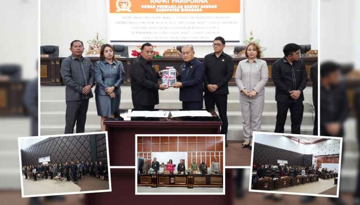 Dihadiri Bupati RD, DPRD Kabupaten Minahasa Paripurnakan Tiga Ranperna Strategis‎