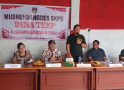 Desa Teep Minahasa Gelar MusrenbangDes sebagai Awal Perencanaan Pembangunan Desa ‎