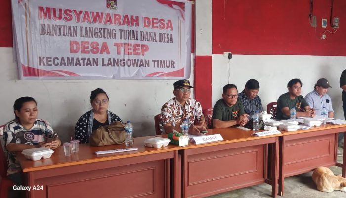 Desa Teep Gelar Musdes Bantuan Langsung Tunai Dana Desa ‎‎