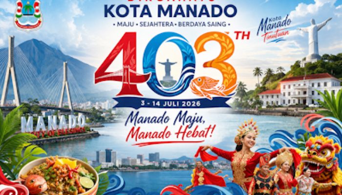 Pemkot Manado Siapkan Puluhan Agenda Semarakkan HUT Ke-403