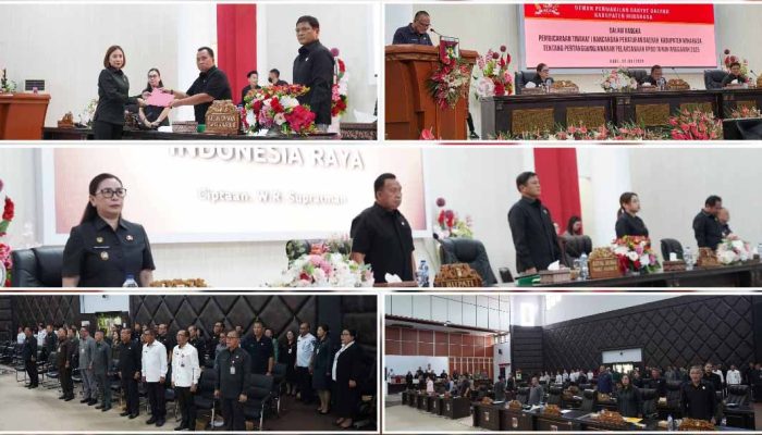 DPRD Minahasa Gelar Paripurna Penyampaian Ranperda Pertanggungjawaban APBD 2025