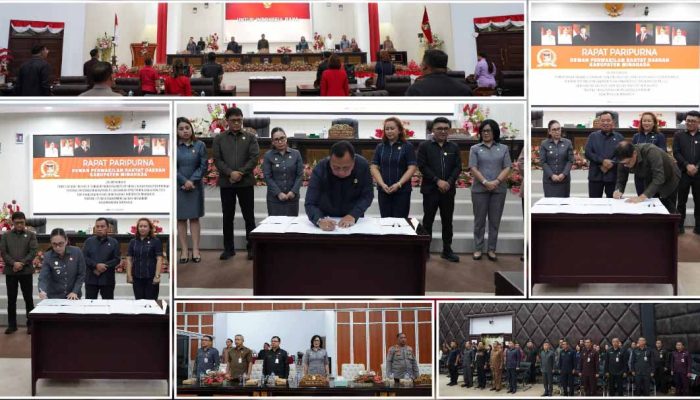 DPRD Minahasa Sahkan Ranperda Strategis Perumda Air Minum Rano Manguni‎‎